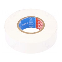 Izolační páska Tesa 53988 PVC 19/25 bílá