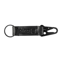 Kožený přívěšek Carbon Collective Snap Hook Leather Key Chain - Black
