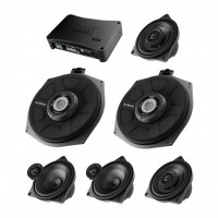Kompletní ozvučení Audison s DSP procesorem do BMW X5 (E70) se základním audio systémem