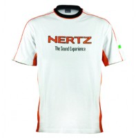 Tričko Hertz White/Orange short sleeve T-Shirt L