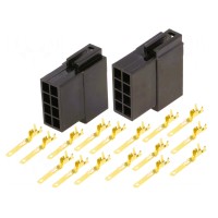 ISO connector set with pins 4carmedia 361320