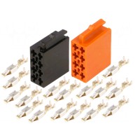 ISO connector set with pins 4carmedia 361432