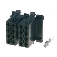 ISO connector set with pins 4carmedia 361433