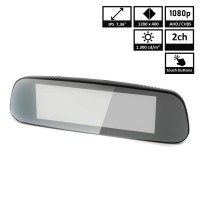 Universal 7" monitor integrated in TFT MIROR 7 rearview mirror