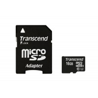 Paměťová karta Transcend 16GB + adaptér SD