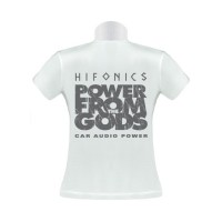 Бяла тениска Hifonics