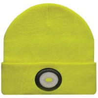 Čepice se svítilnou Unilite Beanie Yellow