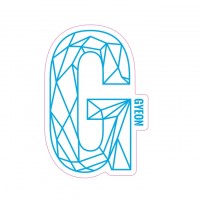 Samolepka Gyeon G Sticker Blue (100x65,6 mm)