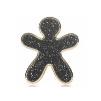 Vůně do auta se zlatými okraji Mr&Mrs Fragrance Niki Black Crystal - After Midnight