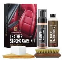 Set de cosmetice auto pentru piele Leather Expert - Leather Strong Care Kit