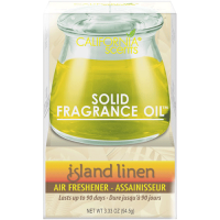 vůně California scents solid fragrance oil island linen